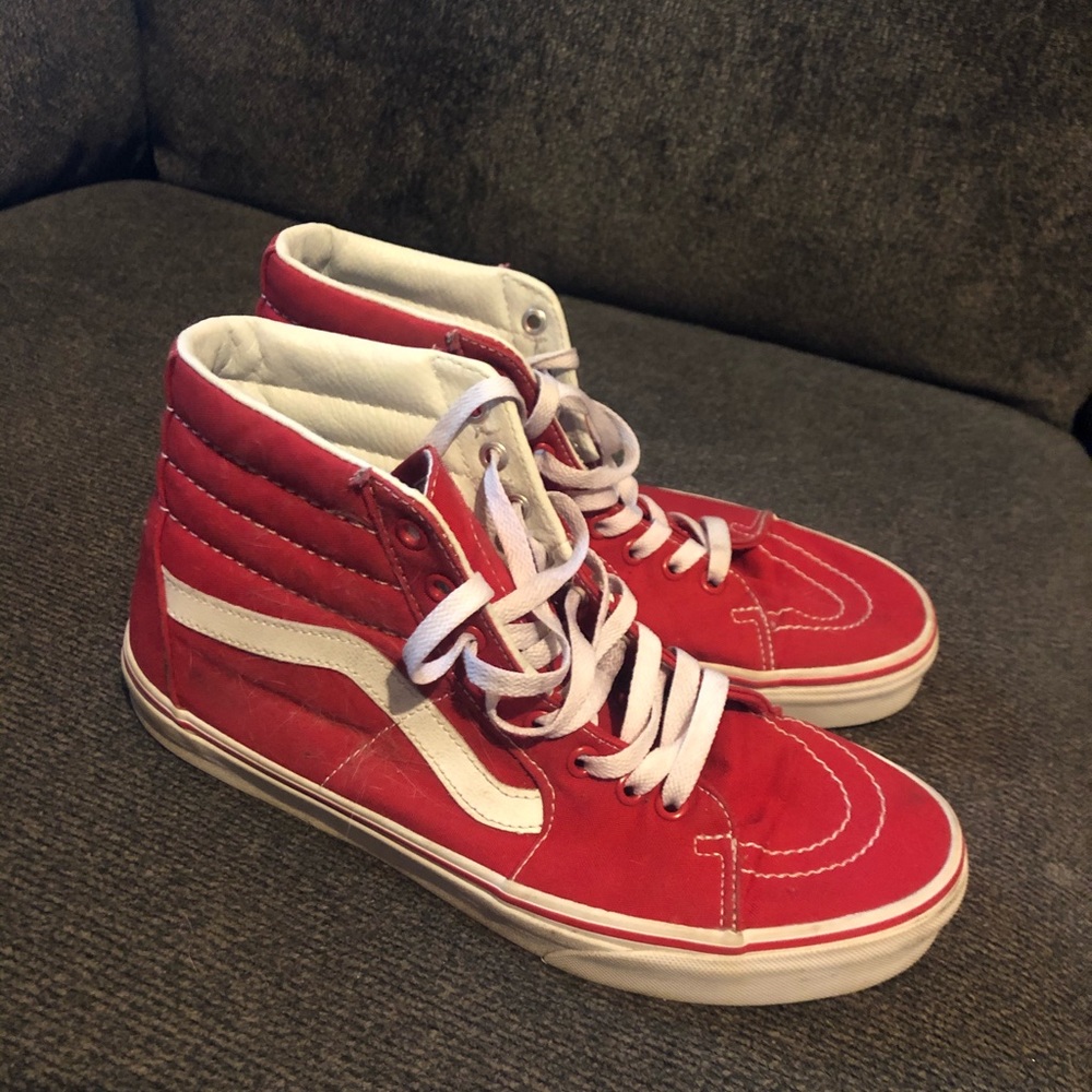 Red Vans - Picture 4 of 5